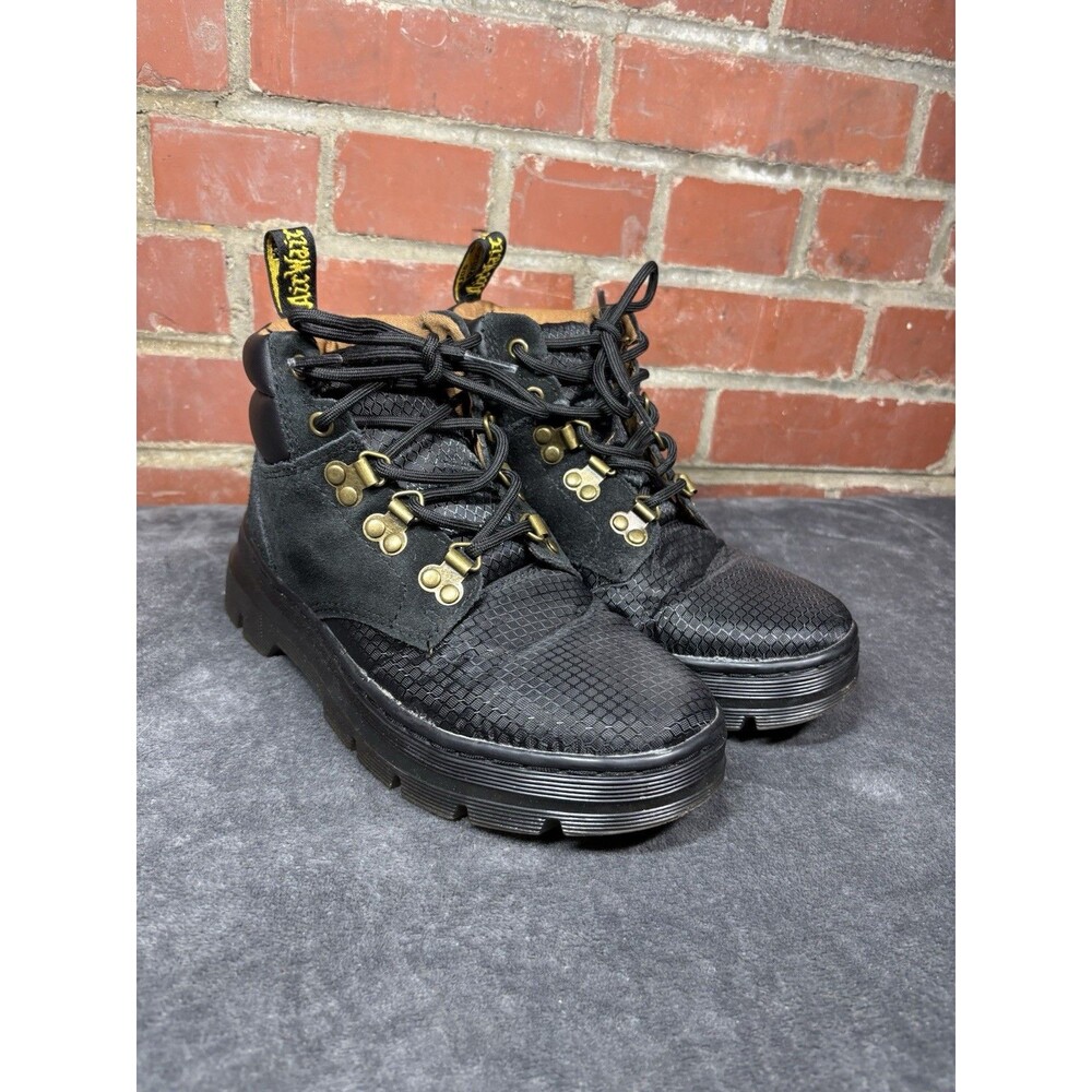 Dr. Doc Martens Rakim Boots Unisex Black Boots Workwear Adult Size US W6/M5